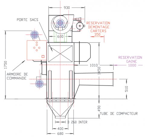 Vidange de sacs automatique Palamatic Process