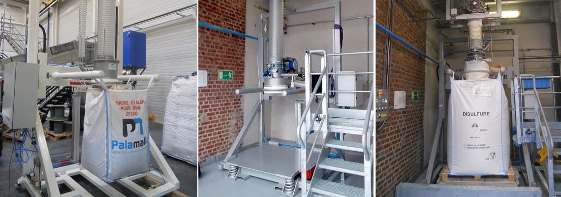 Big bag filling system - Powder handling - Palamatic Process