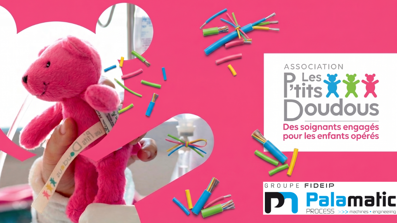 Palamatic Process est partenaire de l'Association Les P'tits Doudous
