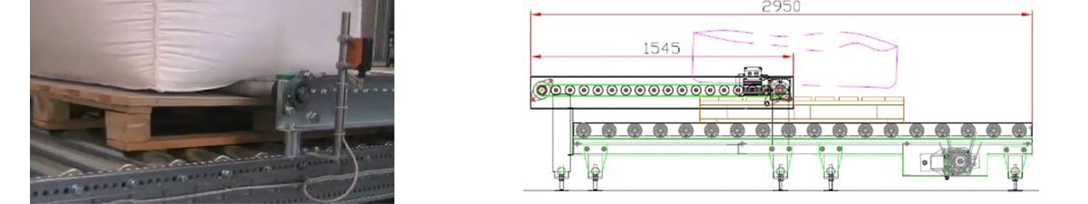 Accostage big bag palette FlowMatic04 H