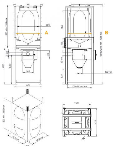 Vidange big bags chargement chariot Palamatic Process