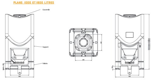 Conteneur stockage polyéthylène Palamatic Process