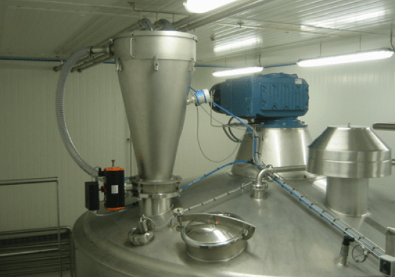 bulk handling pneumatic conveying palamatic process