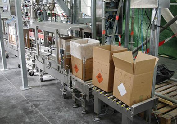 Conditionnement en cartons 