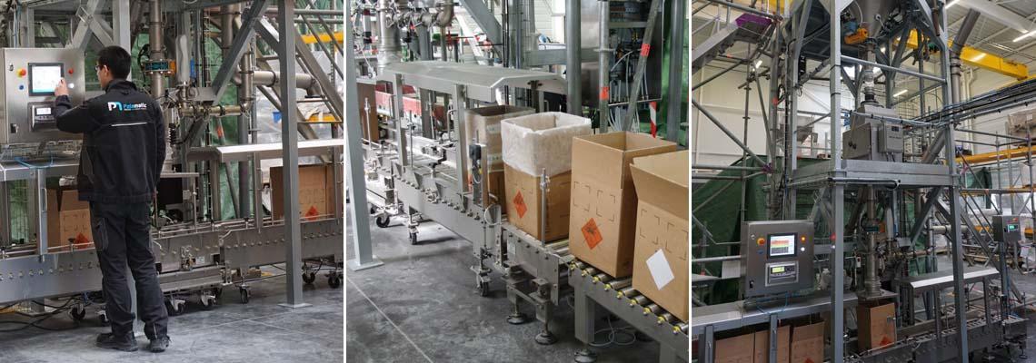 Ligne de conditionnement de cartons 