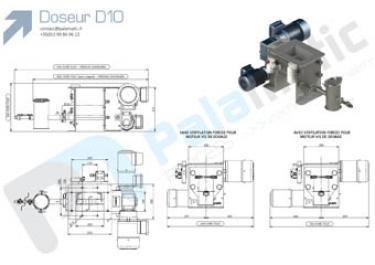 Screw feeder D10 drawing