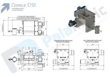 Screw feeder D12 drawing