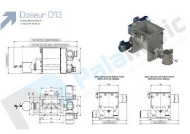 Plan doseur à vis