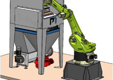 Trémie confinée pour produits pulvérulents Trémie confinée pour produits pulvérulents