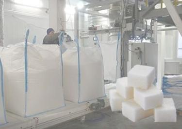 Conditionnement big bags sucre blanc