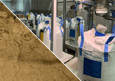 Farine de poisson remplissage big bag