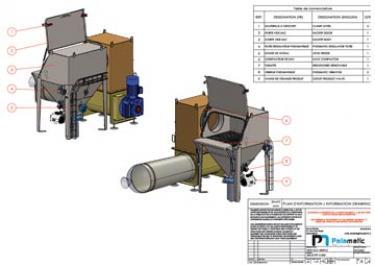 Vide sac manuel - Sacktip S - 800