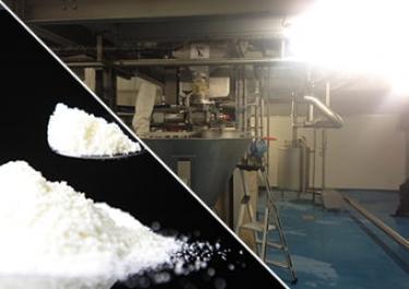 Sortie tour d'atomisation conditionnement lait
