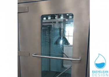 Cabine de lavage de conteneurs