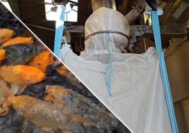Stations de remplissage big bags pour l'alimentation de poissons