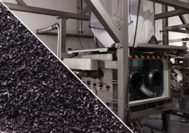 Transfert de poudre de graphite
