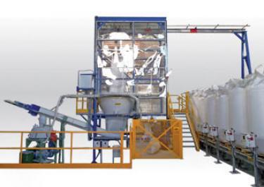 Station de vidange big bag haute cadence - Traitement des poudres