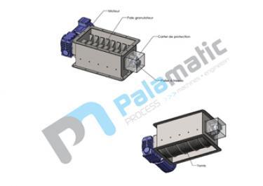 GR35 Industrial granulator layout - Bulk material and powder handling 