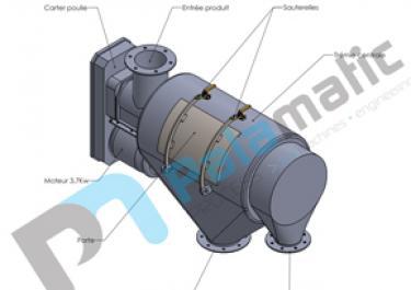 Tamis centrifuge