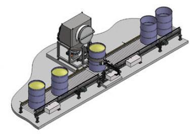 Drum discharging Drumflow 02 - Bulk handling solutions 