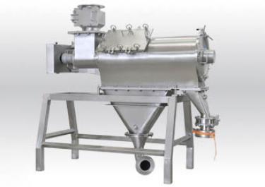 Tamis centrifuge sur ligne transfert pneumatique