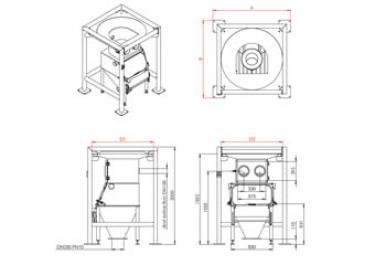 Plans vidange big bags structure basse Palamatic Process