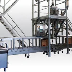 Station de remplissage cartons