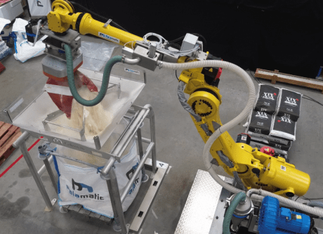 Craquage de sacs de farine