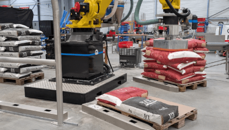 Préhension des sacs par le vide