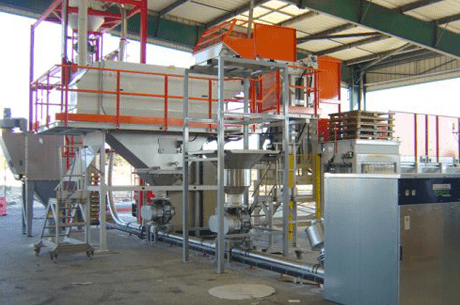 bulk material pneumatic conveyor