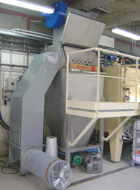 bulk powders sack compactor