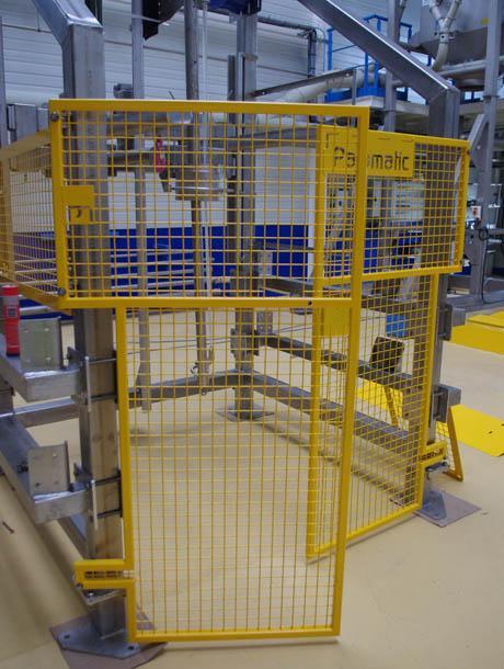 Grillage protection de l'opérateur