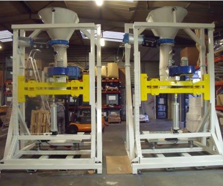 Stations de remplissage big bag poudres et produits vrac