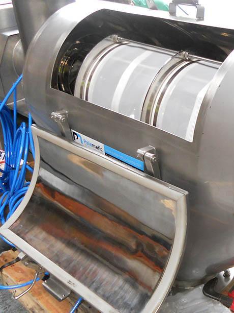 tamis centrifuge acier inox manutention grille 