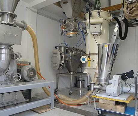 Tamis centrifuge poudre hydroxyde fer