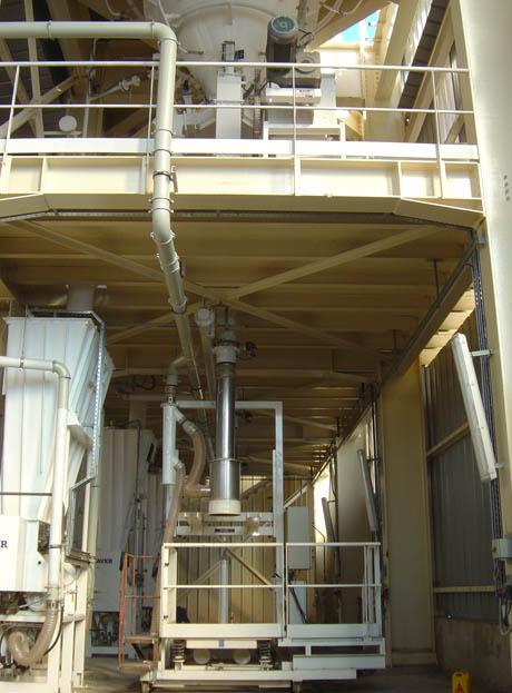 Station de remplissage big bag avec silo en inox
