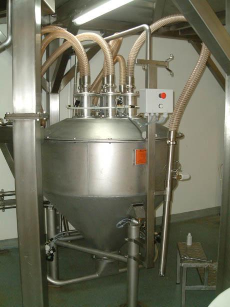 Transfert pneumatique aspiré poudre vrac