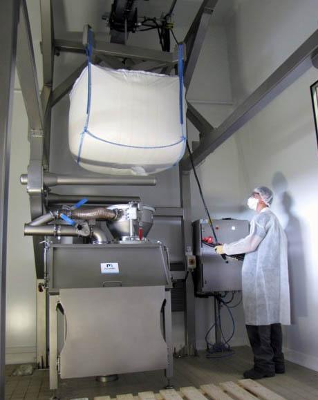 Vidange big bags et sacs combiné DUOPAL