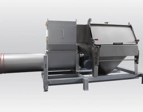 powder processing automatic sack opening