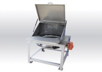 Tamis vibrant intégré dans vide sacs